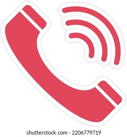 Vector Design Phone Dial Icon Style