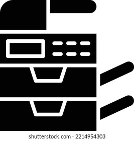 Vector Design Photocopier Icon Style