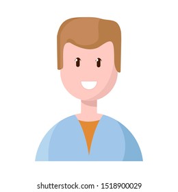Vector design of physician and consultation logo. Graphic of physician and portrait stock vector illustration.