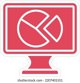 Vector Design Pie Chart Icon Style