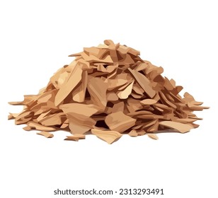 vector design of pile leaves icon isolated