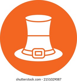 Vector Design Pilgrim Icon Style