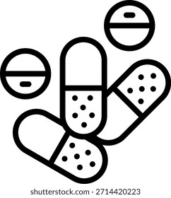 Symbolstil für Vektordesign-Pille