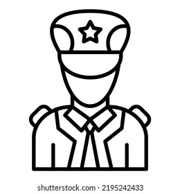 Vector Design Pilot Icon Style