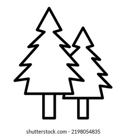 Vector Design Pine Tree Icon Style