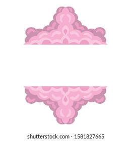 Vector Design of Pink Bubble Ornaments