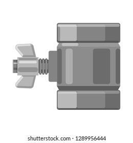 Vector design of pipe and tube icon. Set of pipe and pipeline stock symbol for web.