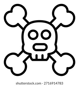Vektordesign Piraten-Symbolstil