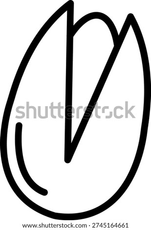 Vector Design Pistachio Icon Style