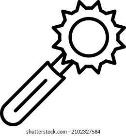 Vector Design Pizza Cutter Icon Style