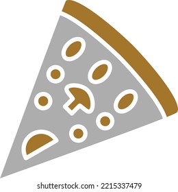 Vector Design Pizza Slice Icon Style