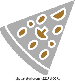 Vector Design Pizza Slice Icon Style