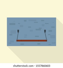 Vector design of plank-bed and bed logo. Graphic of plank-bed and bunk stock symbol for web.