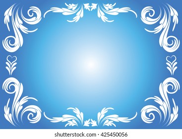 vector design plant with border