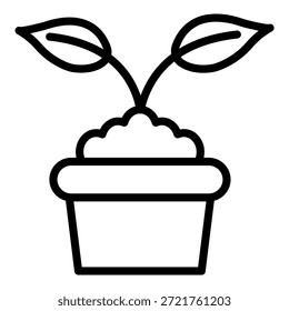 Estilo de Ícone Embalado de Planta de Design de Vetor