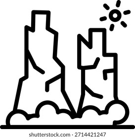 Vector Design Plateau Icon Style