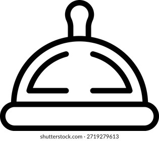 Estilo de Ícone de Platter de Design de Vetor