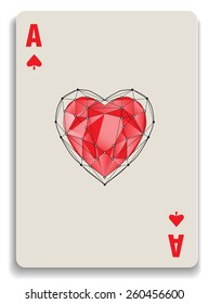 vector design play card concept / abstract infographic Design Minimal style template/ business banners / education template    
