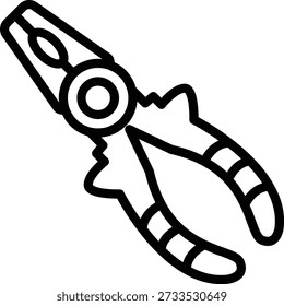 Vector Design Pliers Icon Style