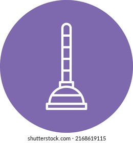 Vector Design Plunger Icon Style