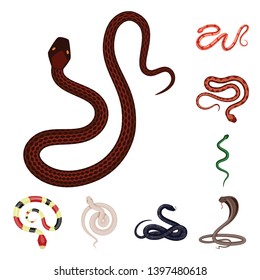 Vector design  poison and evil logo. Set  poison and bite stock symbol for web.