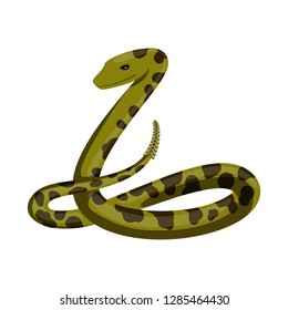 Vector design of poison and evil sign. Collection of poison and bite stock symbol for web.