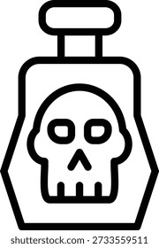 Vector Design Poison Icon Style