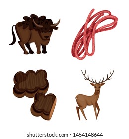 Vector design of poland and travel icon. Set of poland and europe stock vector illustration.
