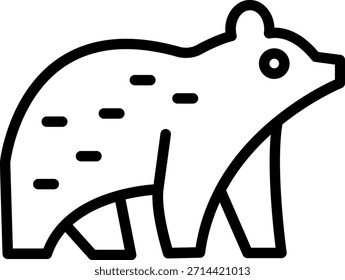 Vektordesign Eisbär Symbolstil