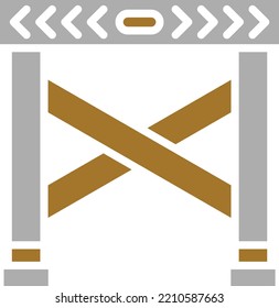 Vector Design Police Line Icon Style