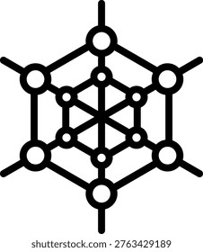 Vector Design Polymerization Icon Style
