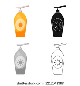 Vector design of pool and swimming icon. Collection of pool and activity stock vector illustration.