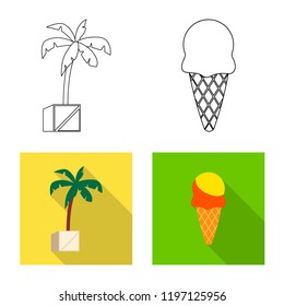 Vector design of pool and swimming logo. Set of pool and activity vector icon for stock.