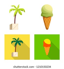 Vector design of pool and swimming sign. Set of pool and activity stock vector illustration.