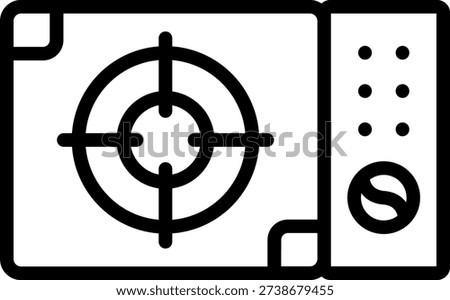 Vector Design Portable stove Icon Style