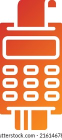 Vector Design Pos Terminal Icon Style