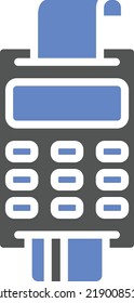 Vector Design Pos Terminal Icon Style