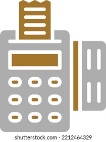 Vector Design Pos Terminal Icon Style