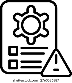 Vector Design Post-Crisis Analysis Icon Style
