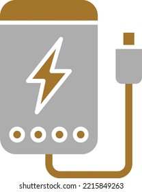 Vektordesign Power Bank Icon Style