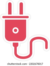 Vector Design Power Plug Icon Style