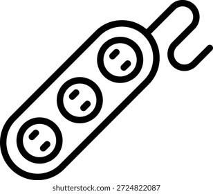 Estilo de Ícone de Faixa de Potência de Design de Vetor