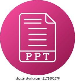 Diseño de vectores Estilo de icono PPT