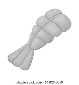 Vector design of prawn and raw  symbol. Collection of prawn and luxury vector icon for stock.