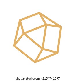 vector design precious gem shape illustration