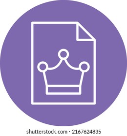 Vector Design Premium Content Icon Style