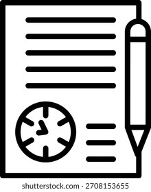 Estilo de Ícone de Preparação de Design de Vetor