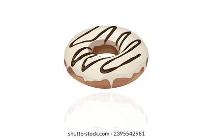 vector design of a printable donut