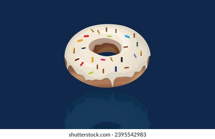 vector design of a printable donut