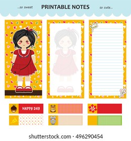 vector design printable notes cover pages stock vector royalty free 496290454